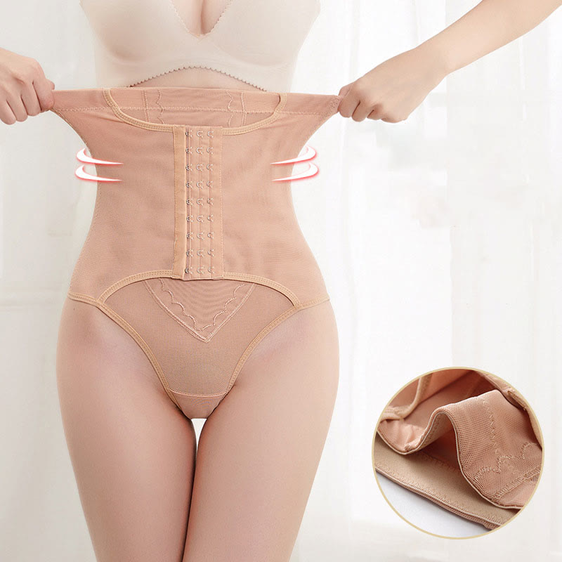 Plus Size Tummy Control High Waist Shapewear Thong - image 1
