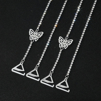 Sexy Rhinestone Shoulder Strap Chain (3 Pairs) - image 8