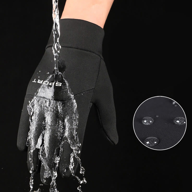 Cycling Plush Warm Gloves - image 1