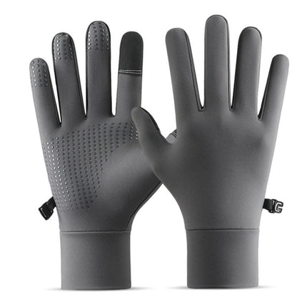 Touchscreen Warm Winter Gloves - Grey - XL - image 3