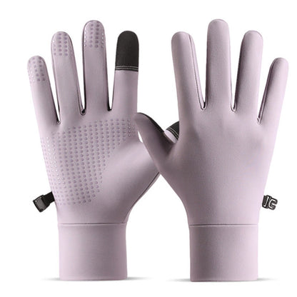 Touchscreen Warm Winter Gloves - Light Purple - XL - image 0