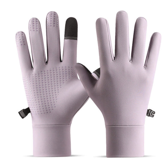 Touchscreen Warm Winter Gloves - Light Purple - XL - image 0