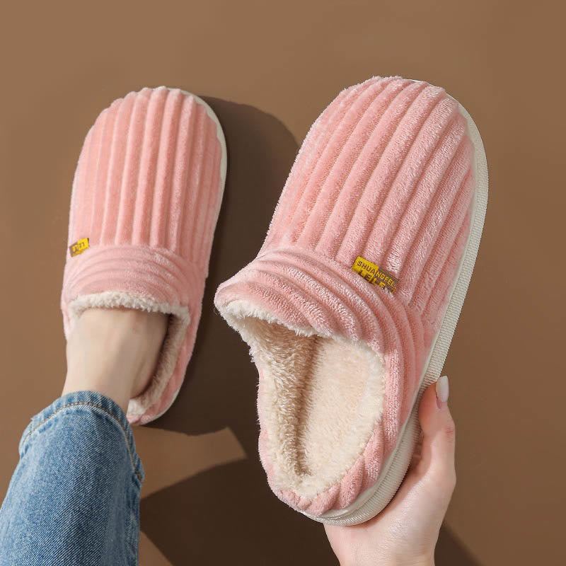 Plus Size Couple Indoor Slippers - Pink - EU44-45(US10-11) - image 10