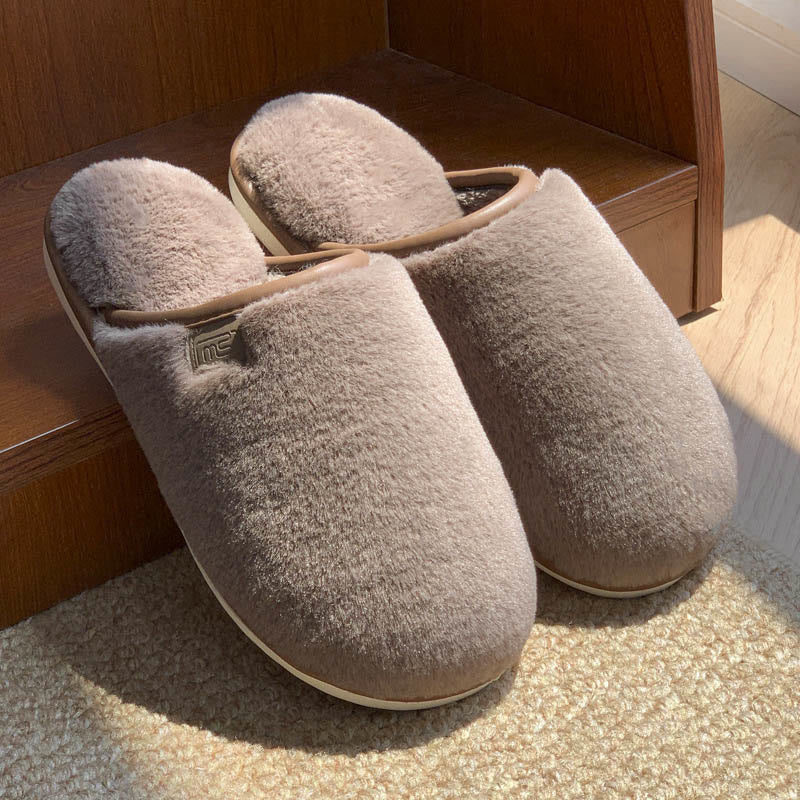 Plus Size Lightweight Warm Slippers - Brown - EU44-45(US10-11) - image 12