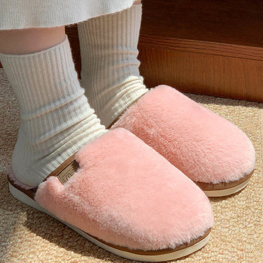 Plus Size Lightweight Warm Slippers - image 0