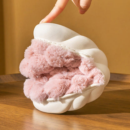 Plus Size Plush Square Slippers - image 3
