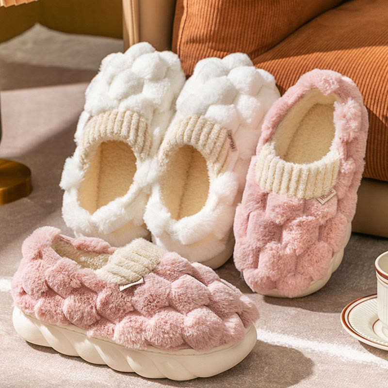 Plus Size Plush Square Slippers - image 9