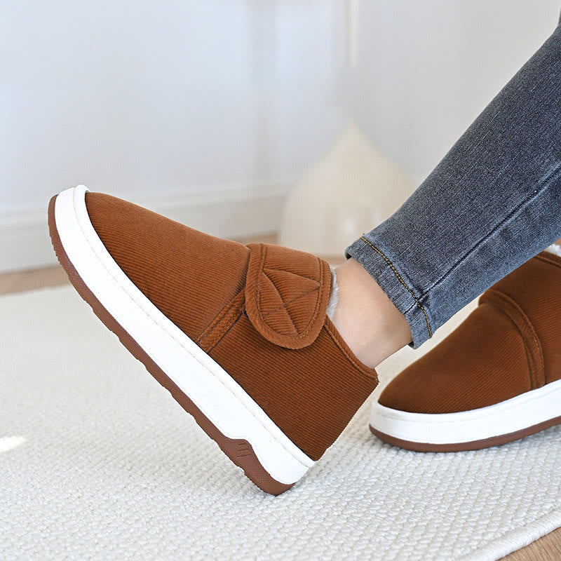 Plus Size Fuzzy Thickened Slippers - image 2