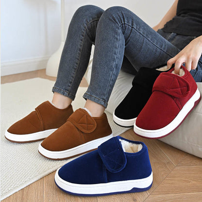 Plus Size Fuzzy Thickened Slippers - image 1