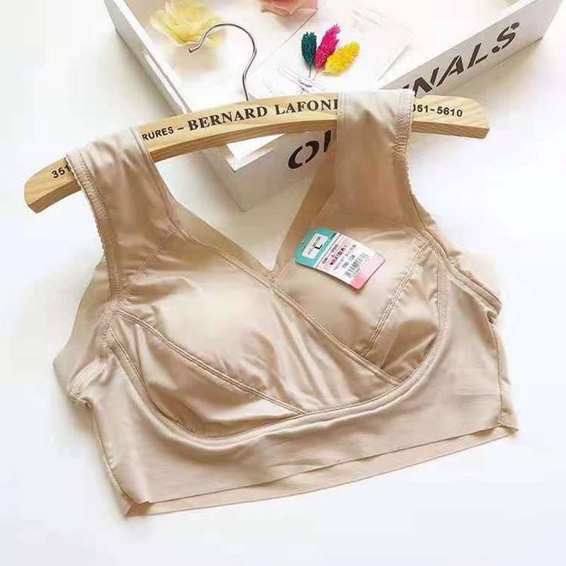 Thin Comfortable Wireless Bra - Nude - 8XL - image 2