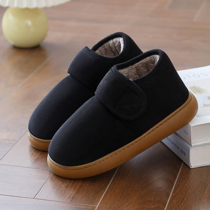 Plusock Plus Size Warm Diabetic Slippers - Black - EU44(US10) - image 13