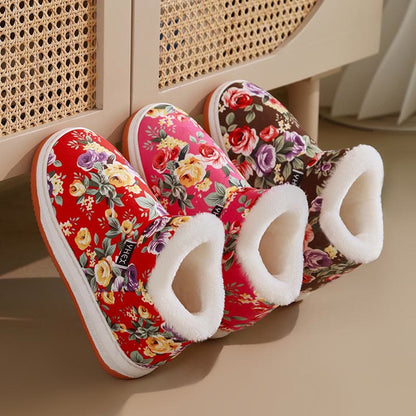 Plus Size Elegant flowers Slippers - image 6
