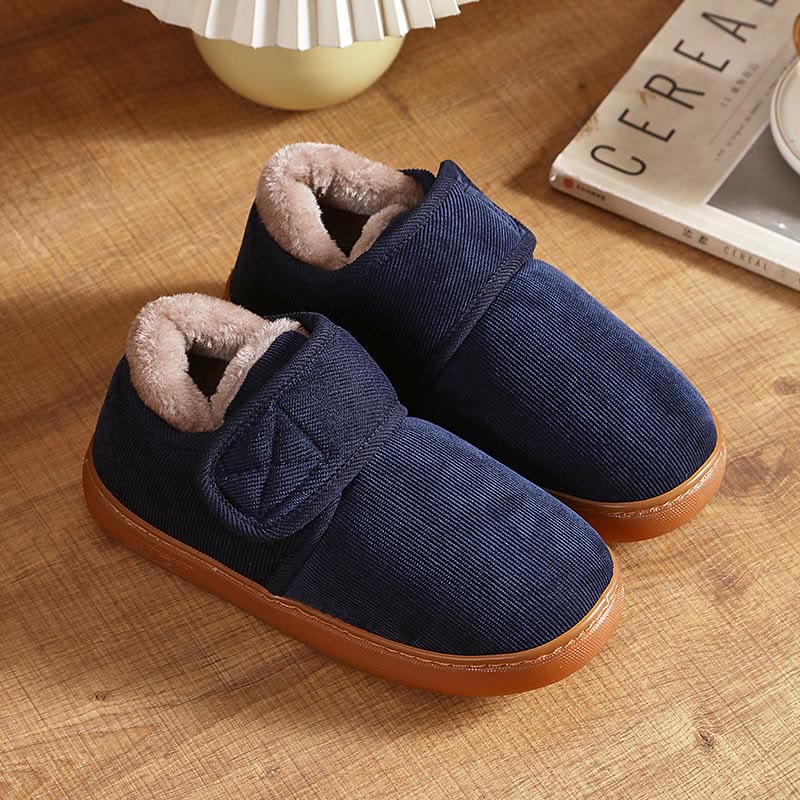 Plus Size Anti Slip Diabetic Slippers - Blue - EU44-45(US10-11) - image 9