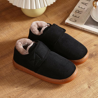 Plus Size Anti Slip Diabetic Slippers - Black - EU46-47(US10-11) - image 10