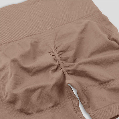 Seamless Outer Wear Sports Yoga Butt Lifting Shorts