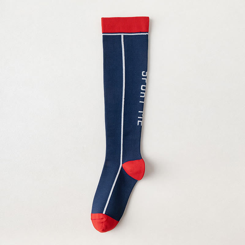 Navy Blue Professional Women Sport Compression Socks(3 Pairs) - image 1