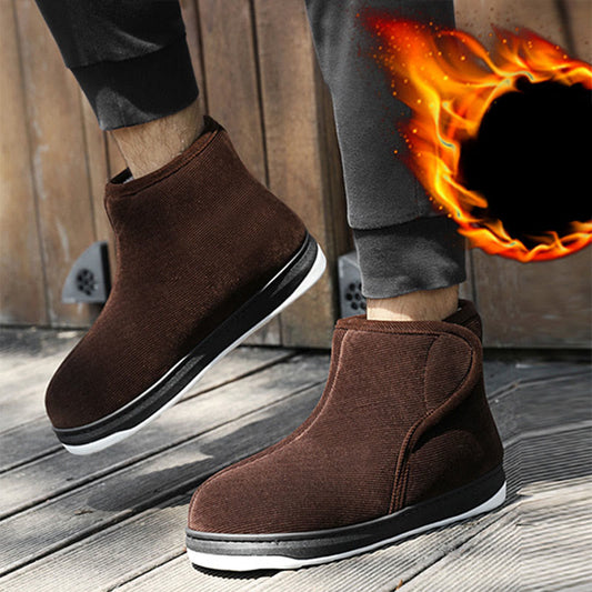 Plus Size Soft Warm Diabetic Slippers - image 1