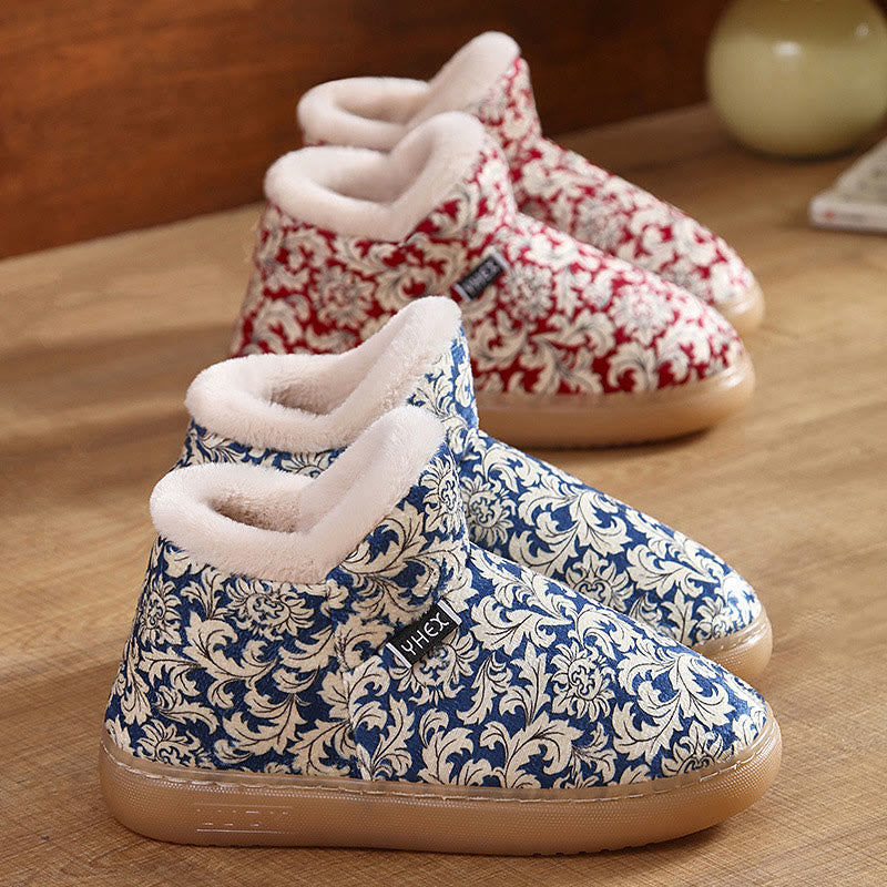 Plus Size Elegant Pattern Slippers - image 5