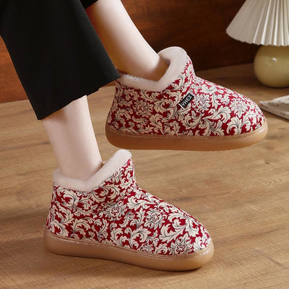 Plus Size Elegant Pattern Slippers - image 4