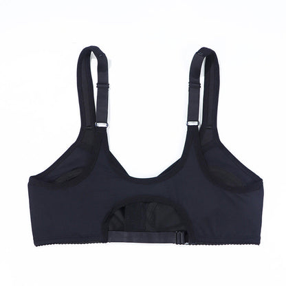 Seamless Front Buckle Full Cup Wireless Bra