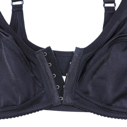 Seamless Front Buckle Full Cup Wireless Bra