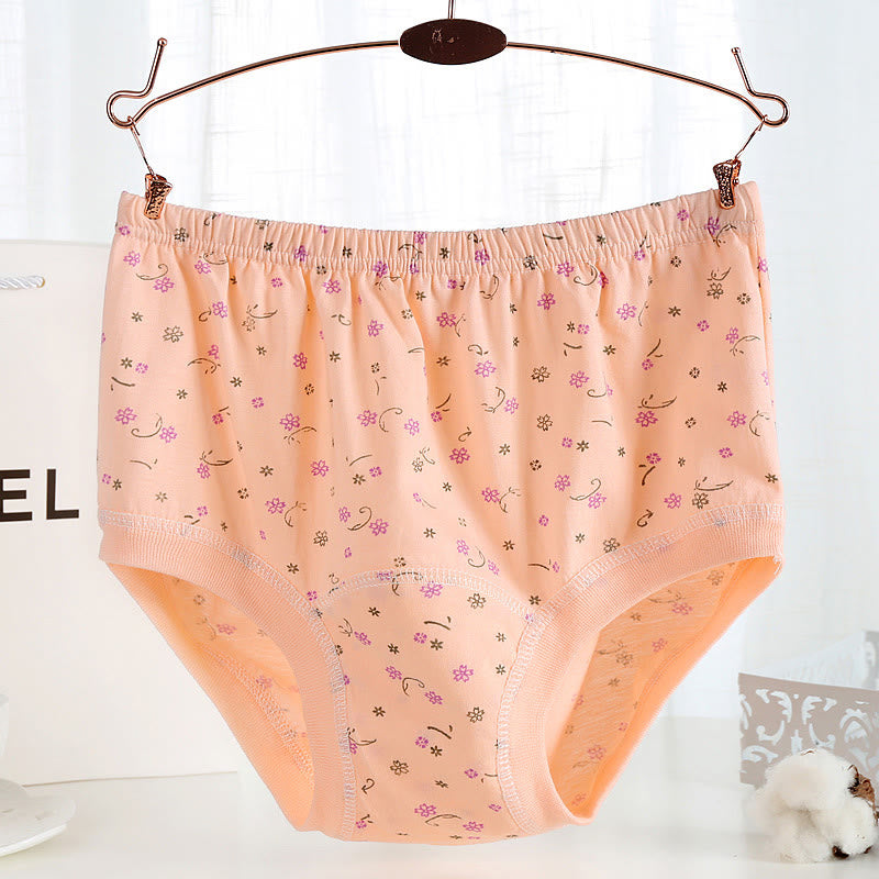 Plus Size Comfortable High Waist Cotton Panty(3 Packs)