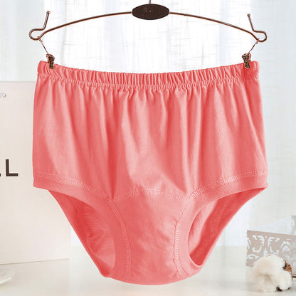 Plus Size Comfortable High Waist Cotton Panty(3 Packs)