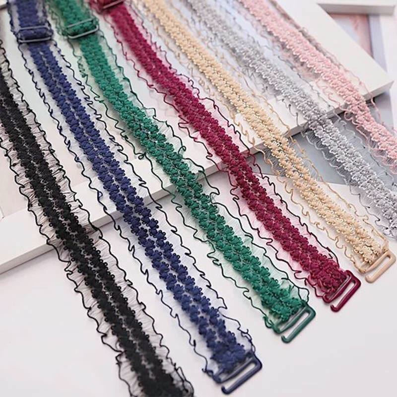 Sexy Adjustable Lace  Bra Strap(6 Pairs) - image 2