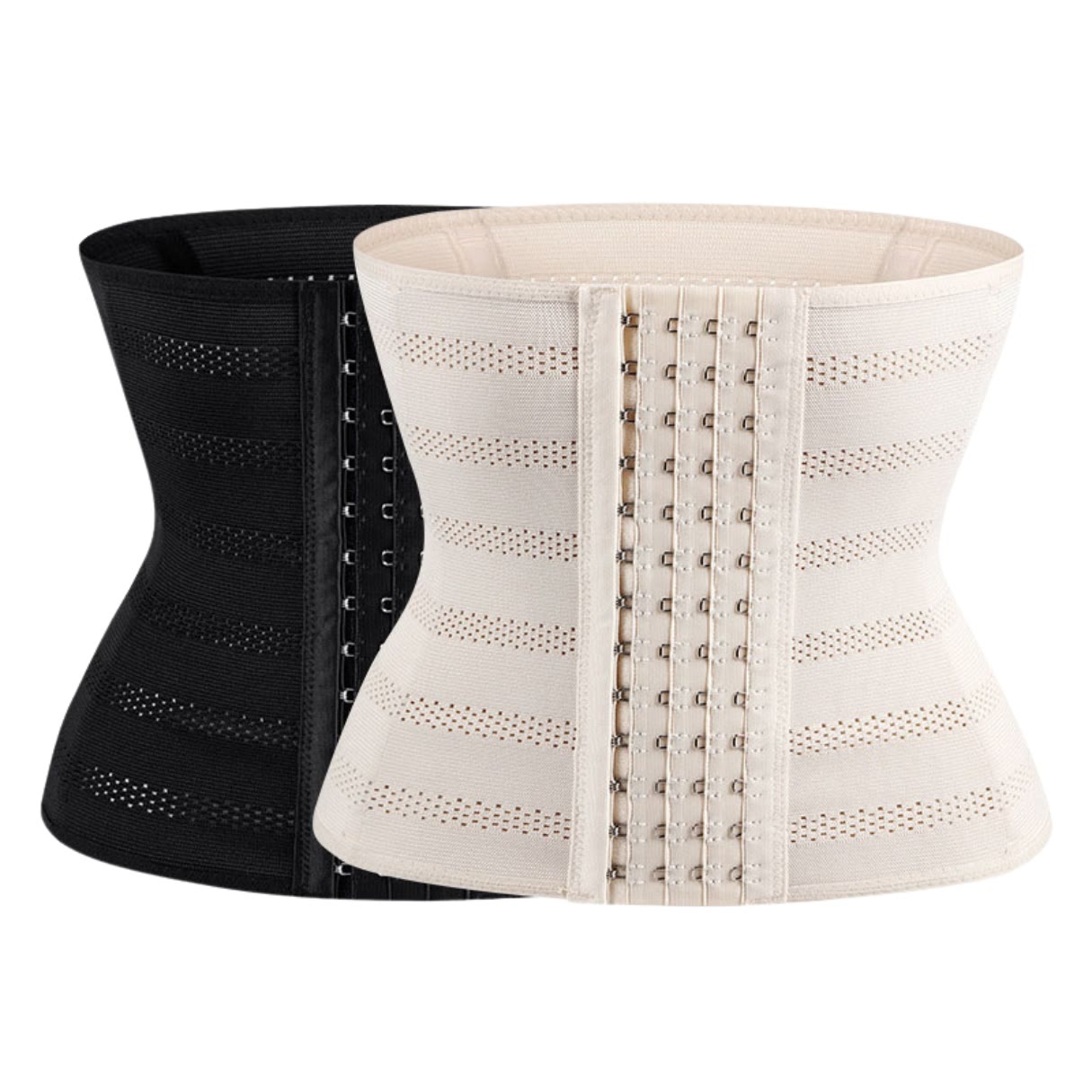 Plus Size 4 Rows Waist Corset(2 Packs) - Multicolor - XS - image 11