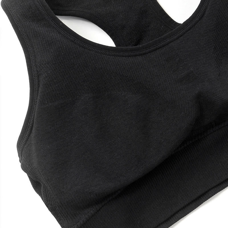 Plus Size Breathable Fitness Yoga Outer Wear Wireless Bra - image 3