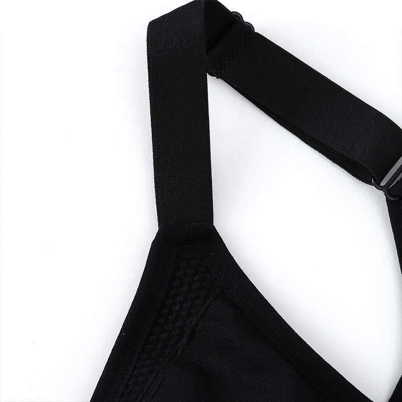 Plus Size Seamless Elastic One-piece Breathable Wire-free Bra - image 3