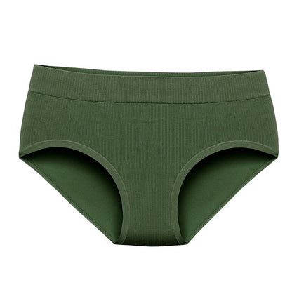 Plus Size Pure Color Breathable Seamless Panty(3 Packs)