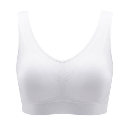Plus Size Breathable Sports Wireless Bra  - image 8