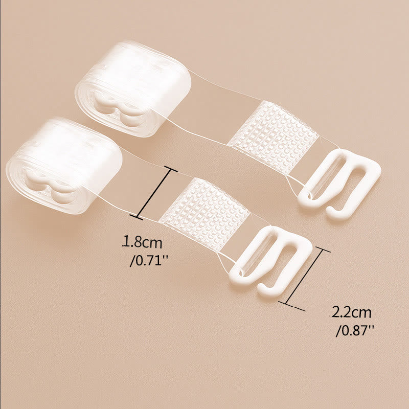 Sexy Invisible Transparent Bra Strap(4 Pairs) - image 1