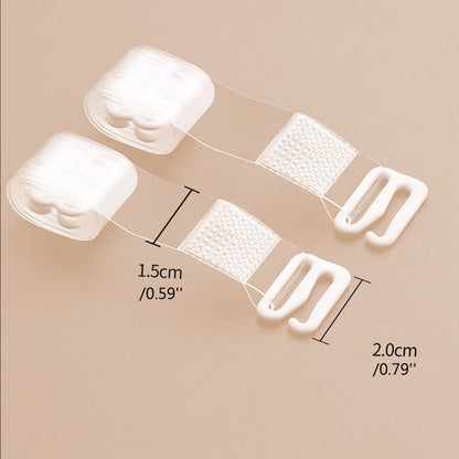 Sexy Invisible Transparent Bra Strap(4 Pairs) - image 0