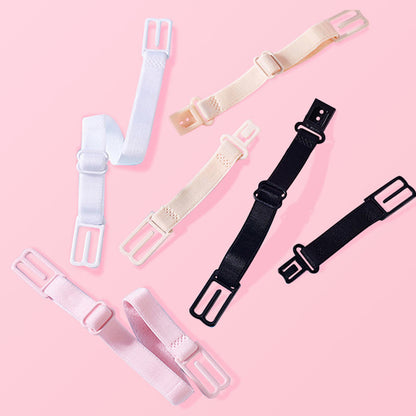 Solid Color Anti-slip Elastic Bra Strap Holder(6 Packs)