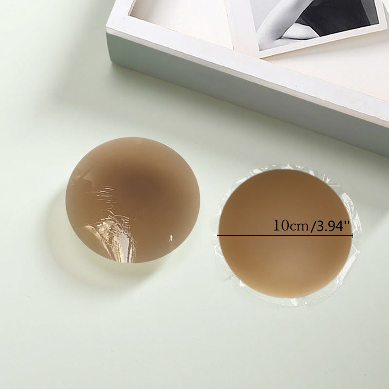 Thin Solid Silicone Nipple Cover(2 Pairs) - image 6