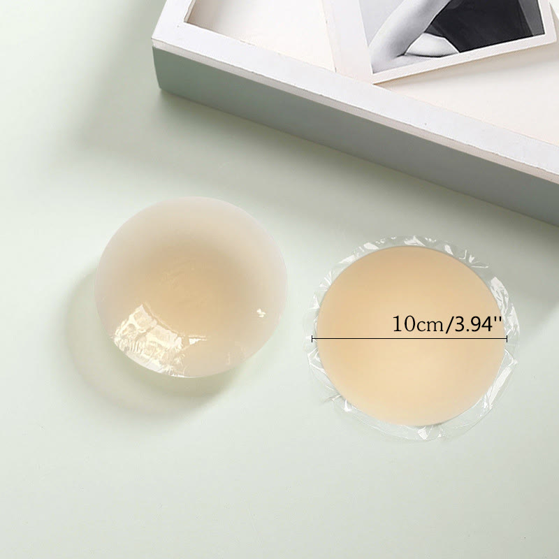 Thin Solid Silicone Nipple Cover(2 Pairs) - image 2