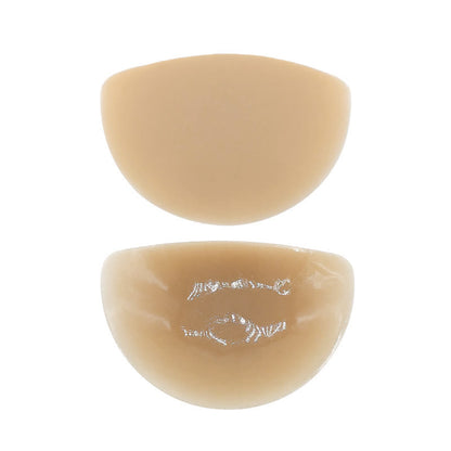 Semi-circular Solid Silicone Nipple Cover(2 Pairs) - Champagne - image 6