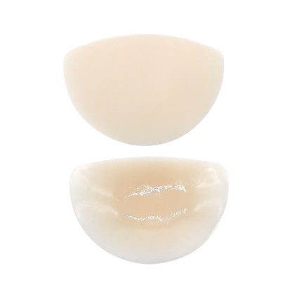Semi-circular Solid Silicone Nipple Cover(2 Pairs) - Light Skin - image 4