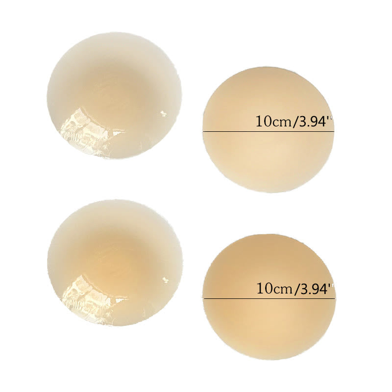 Thin Solid Silicone Nipple Cover(2 Pairs) - 3.94''-Light Skin+Dark Skin - image 12