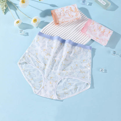 Plus Size High Waist Belly Support Maternity Panty(3 Packs)