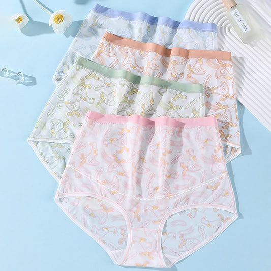 Plus Size High Waist Belly Support Maternity Panty(3 Packs)