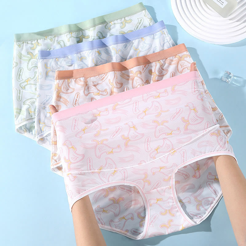Plus Size High Waist Belly Support Maternity Panty(3 Packs)