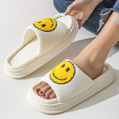 Plus Size Smiley Anti Slip Slippers - image 7