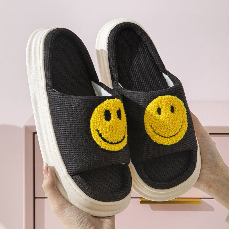 Plus Size Smiley Anti Slip Slippers - image 6