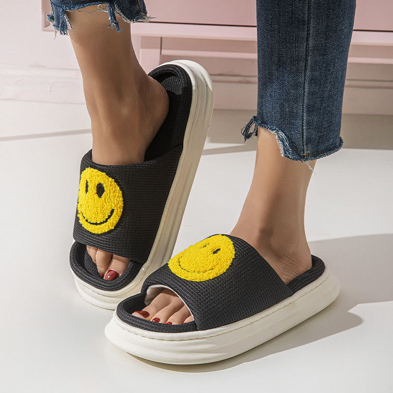 Plus Size Smiley Anti Slip Slippers - image 3