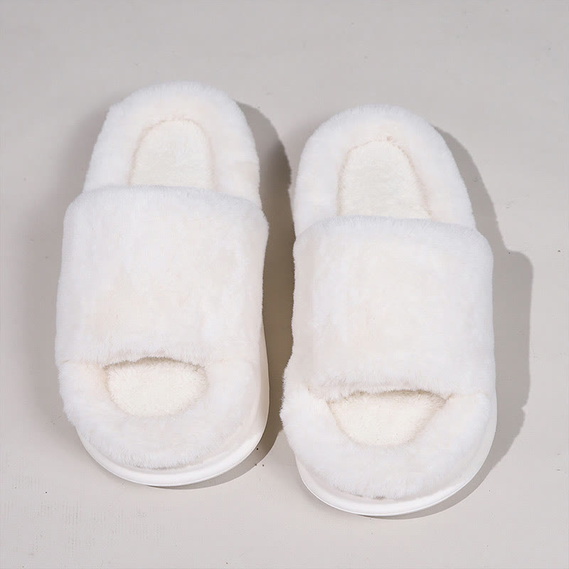Plus Size All Season Cozy Slippers - White - EU43-44(US9-10) - image 9