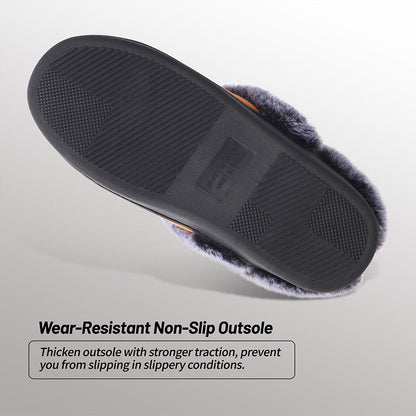 Plus Size Warm Lined Soft Floor Slippers - image 5