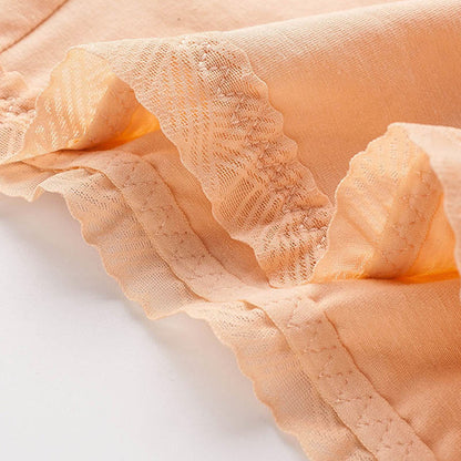 Plus Size Simple High Waist Cotton Panty(3 Packs)